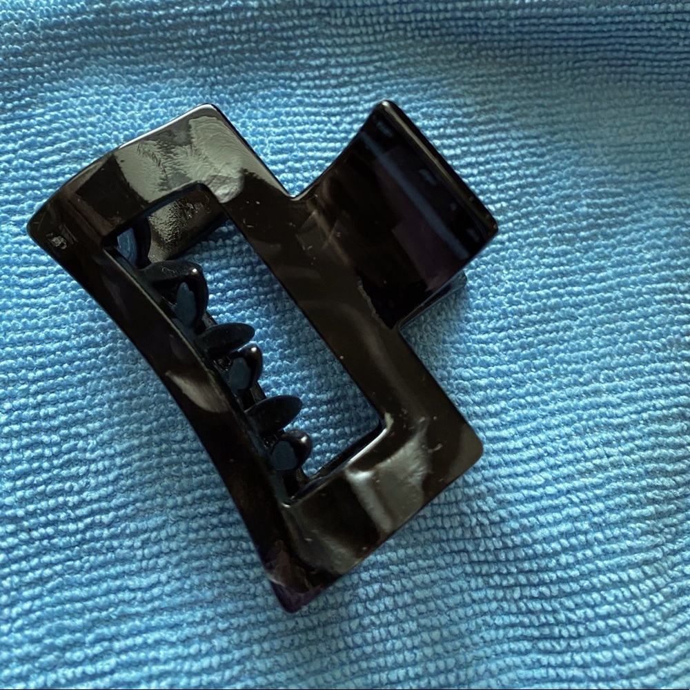 Hair jaw clip/French cut out rectangular clip